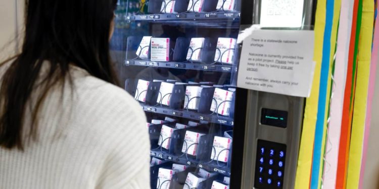 University Unveils Free Narcan Vending Machine